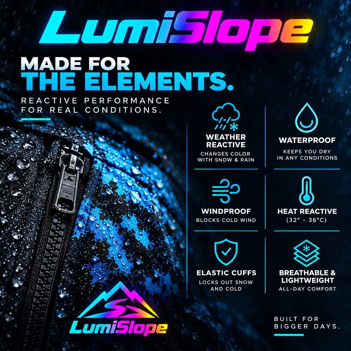 LumiSlope Weather-Reactive Jacket